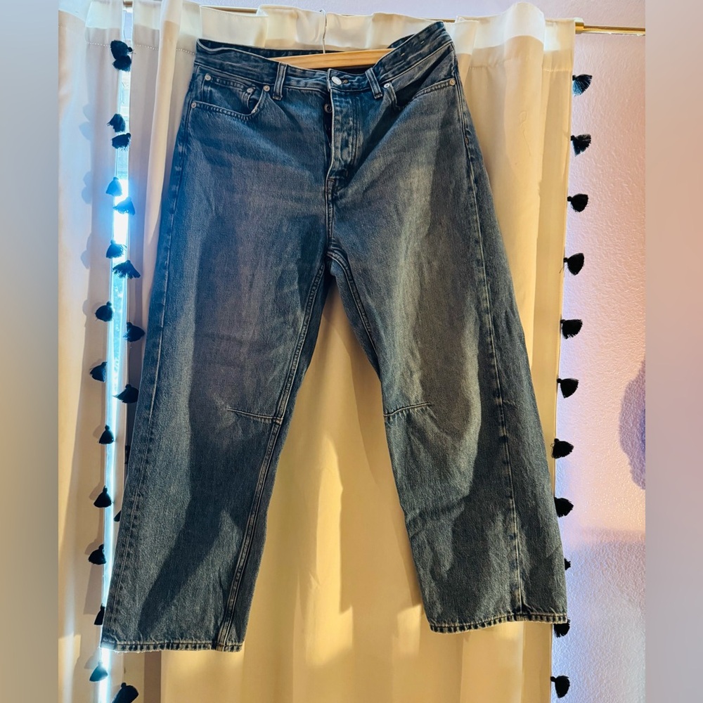 Madewell darted barrel jeans